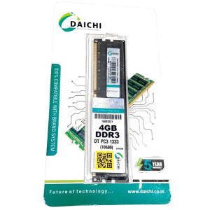 DAICHI 4GB DDR3 Desktop RAM 1333 MHz (PC 10600) with 5 Year Warranty